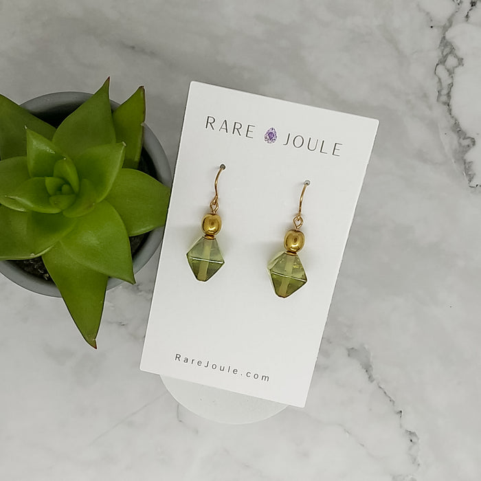 Antique Green Earrings