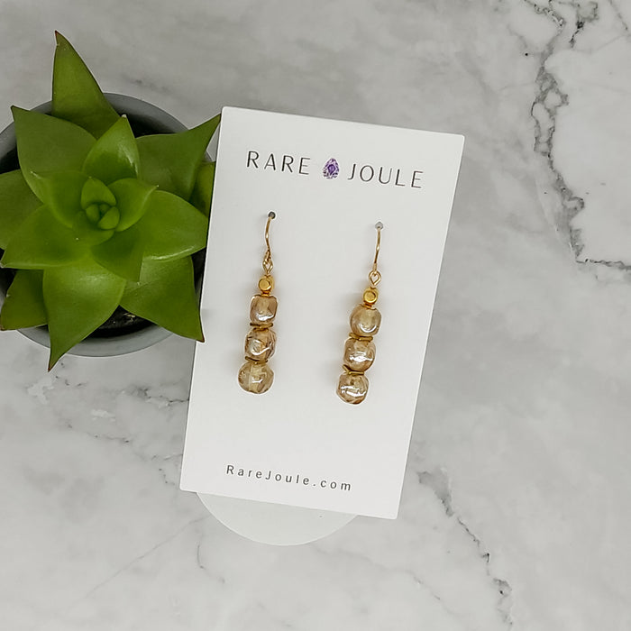 Golden Gleam Earrings