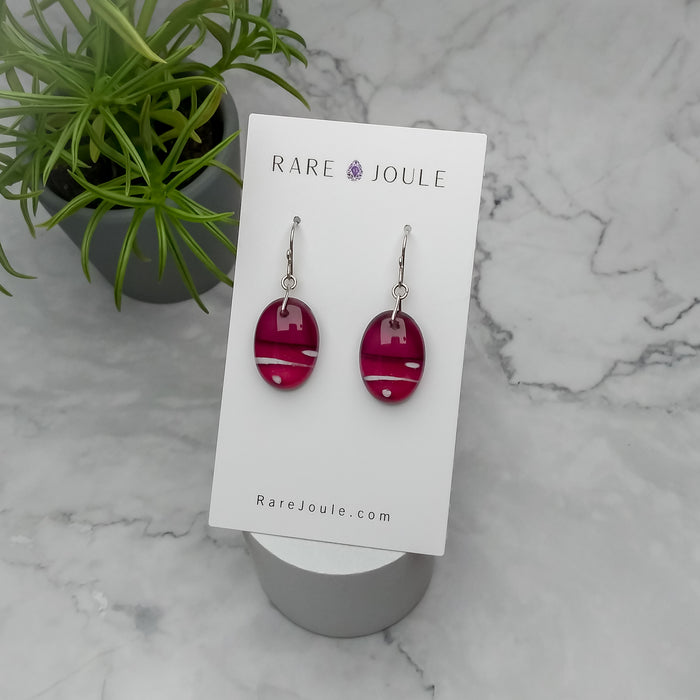 Magenta Zeal Earrings