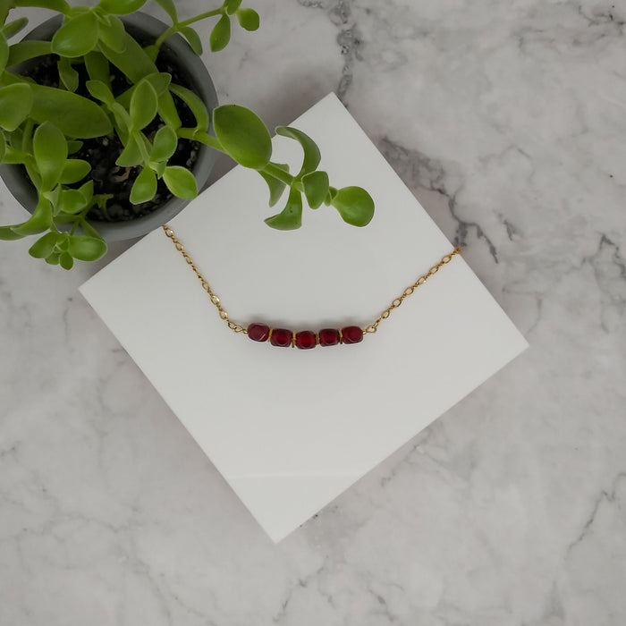 Cherry Red Necklace