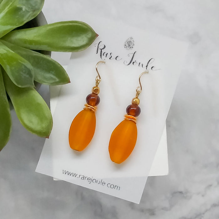 Fall Gold Earrings