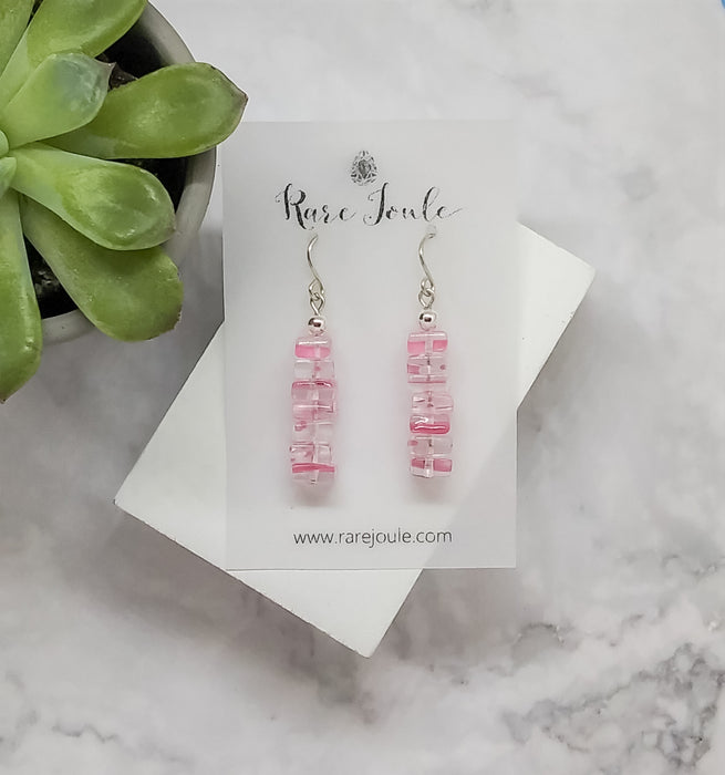 Pink Confetti Earrings